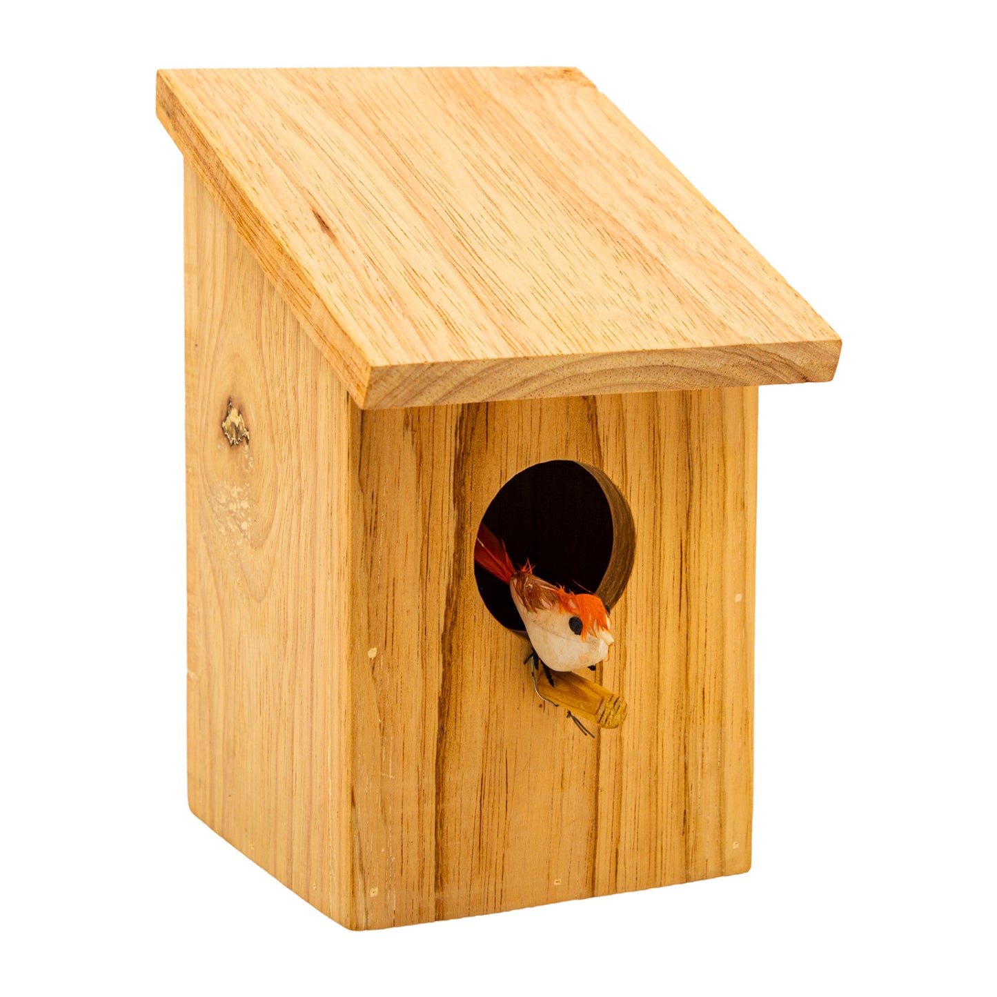 Pine Wood Bird House Style 2