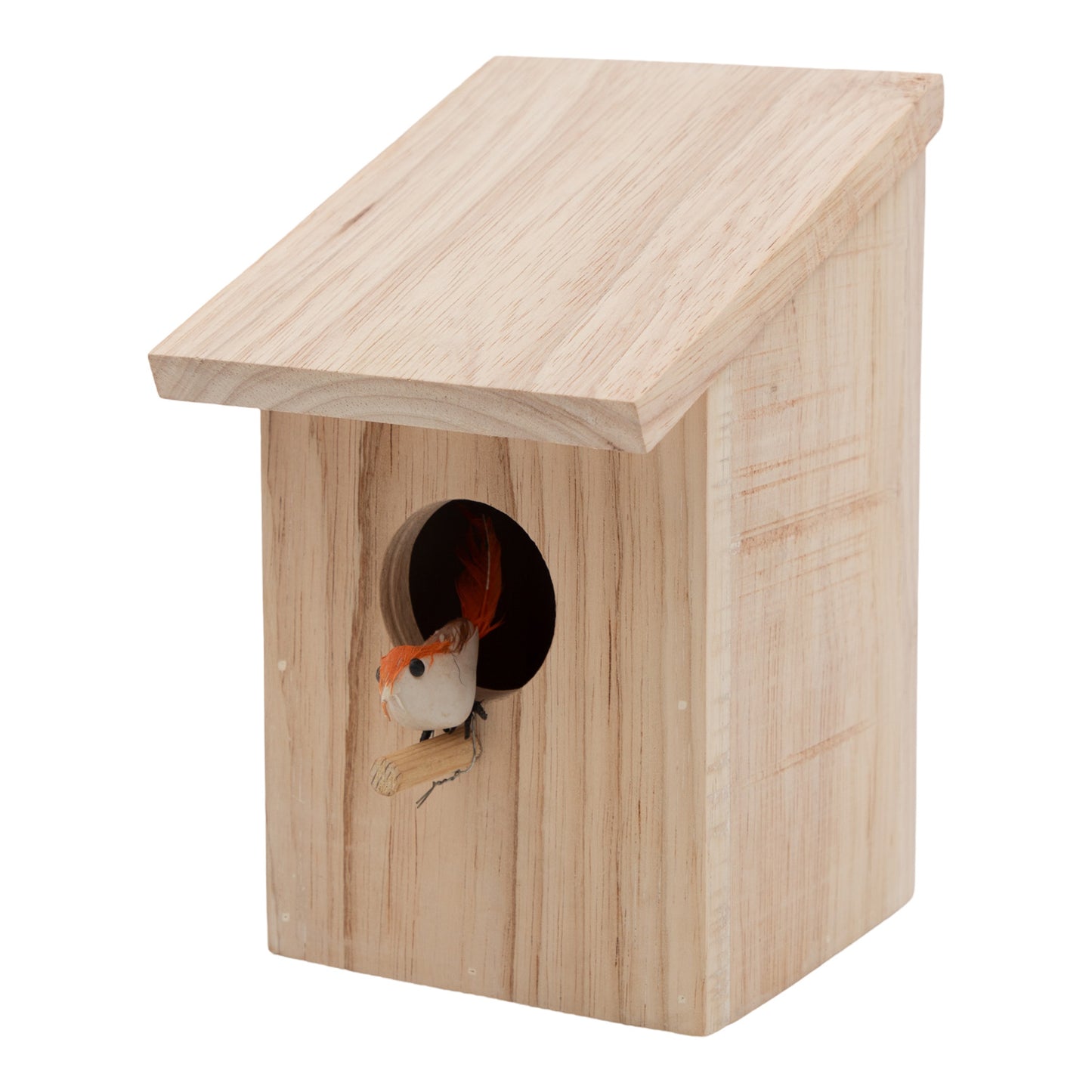 Pine Wood Bird House Style 2