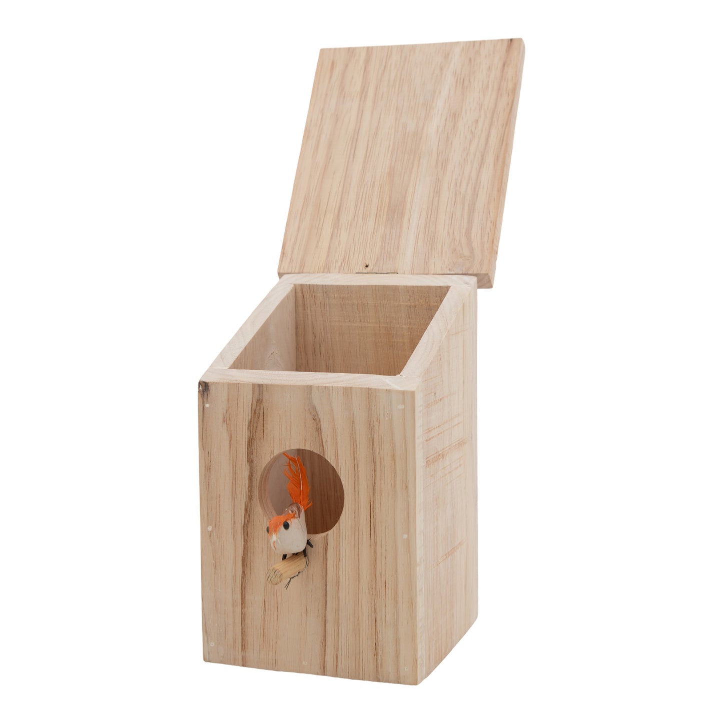 Pine Wood Bird House Style 2