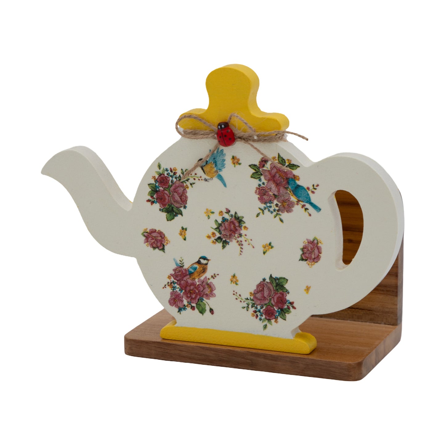 Yellow Kettle Napkin Holder