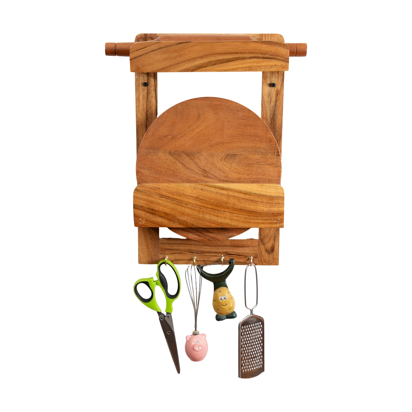 The Weaver's Nest Rolling Pin and Board Stand, Chakla Belan Stand